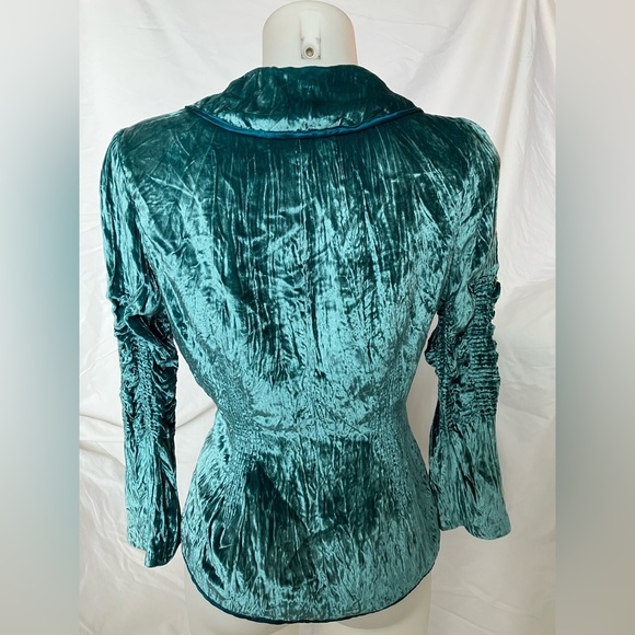Vintage crushed velvet jaket! - Picture 2 of 5